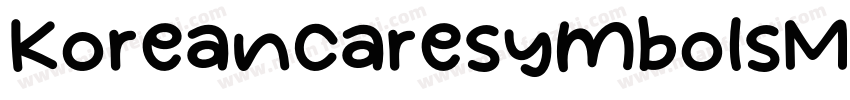 KoreancaresymbolsMango Reg字体转换